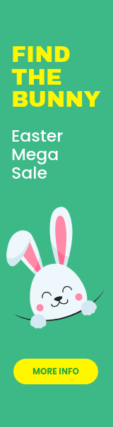 Find the Bunny Easter Mega Sale Wide Skyscraper