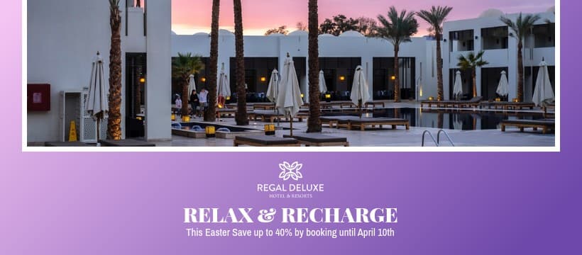 Relax and Recharge Easter Hotel Offer Facebook Cover