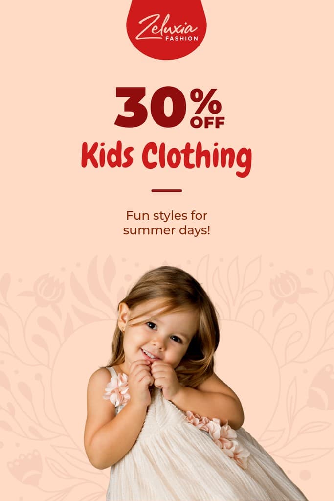 Kids Clothing Summer Days Pinterest Pin Tall