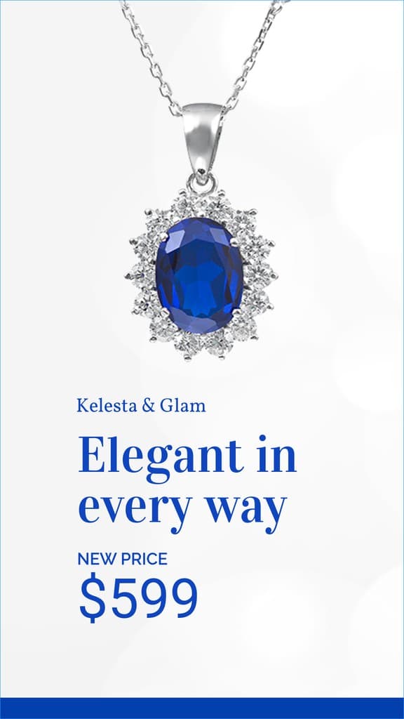 Elegant Sapphire Necklace Story