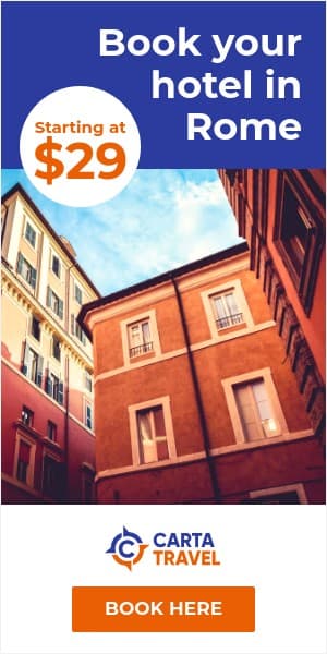 Book Your Hotel in Rome Half Page