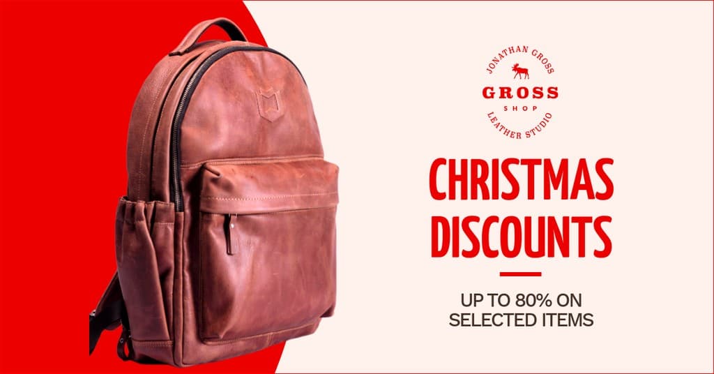 Fashion Bag Christmas Discounts Facebook Sponsored Message