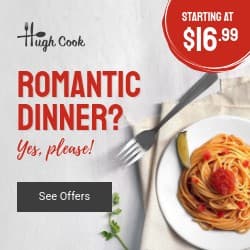 Valentine's Day Romantic Dinner Please Square