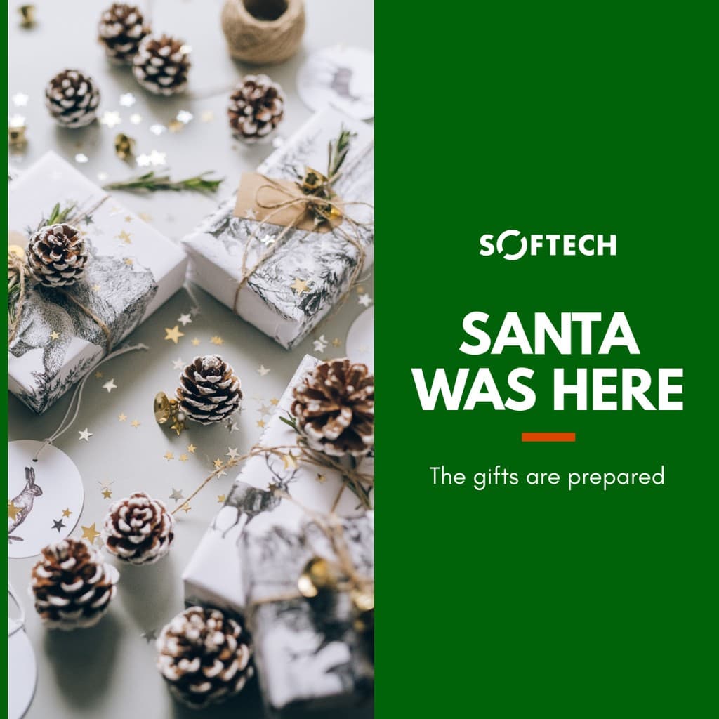 Santa Was Here Gifts Prepared Instagram Post