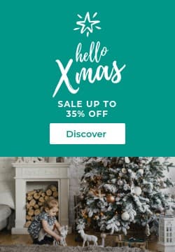 Hello Xmas Christmas Teal Sale Triple Widescreen