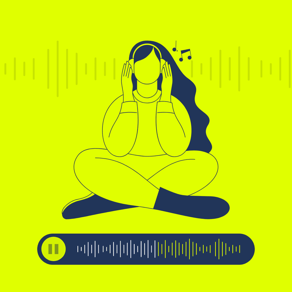 Neon Yellow Music Software Responsive Square Responsive Square Art