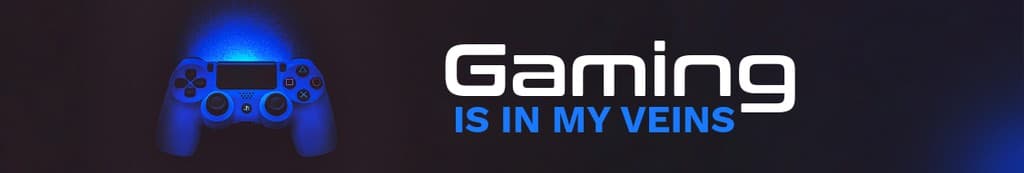 Gaming is in My Veins Linkedin Page Cover Linkedin Page Cover