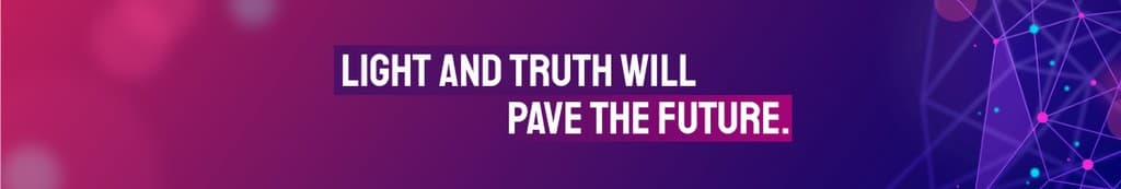 Light and Truth Will Pave the Future Linkedin Page Cover Linkedin Page Cover