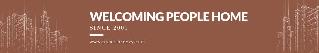 Welcoming People Home Sketch Linkedin Page Cover Linkedin Page Cover