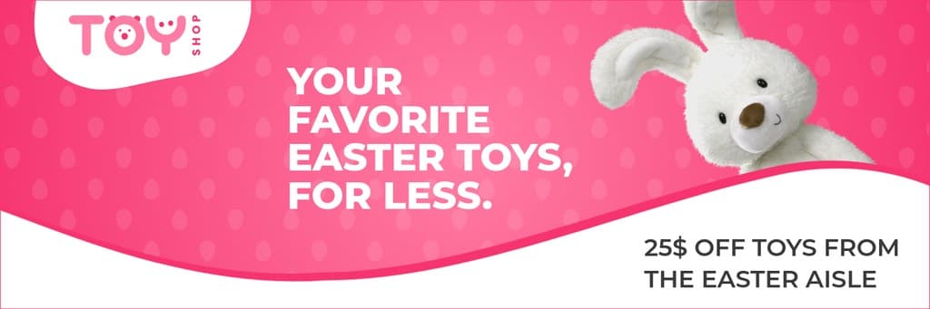 Favorite Bunny Easter Toys X Header