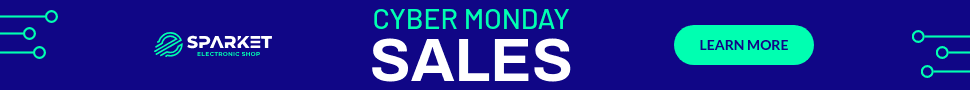 Electronic Shop Cyber Monday Sales Large Leaderboard