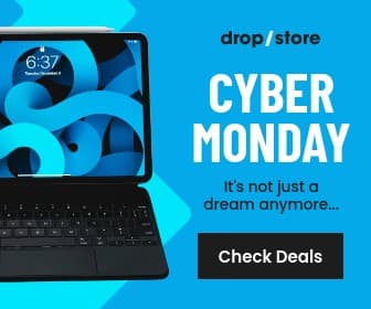 Cyber Monday Blue Laptop Dream Large Rectangle
