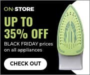 Black Friday Prices on all Appliances Small Rectangle