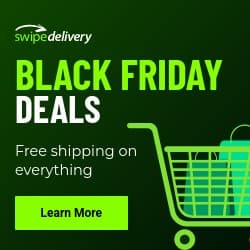 Green Delivery Black Friday Square