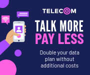 Talk More Pay Less Telecom Plan Small Rectangle