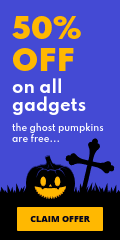 Gadget Sale with Free Ghost Pumpkins