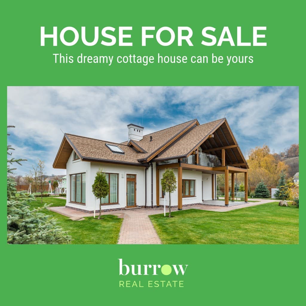 Green Dreamy Cottage House