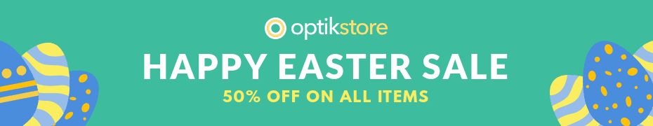 Happy Easter Sale Colored Eggs Top Banner