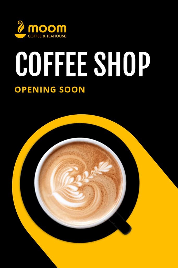 Modern Coffee Shop Opening Soon