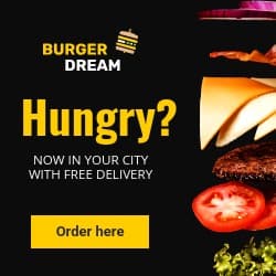 Free Burger Delivery in Your City Square