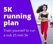 5k Running Plan Small Rectangle