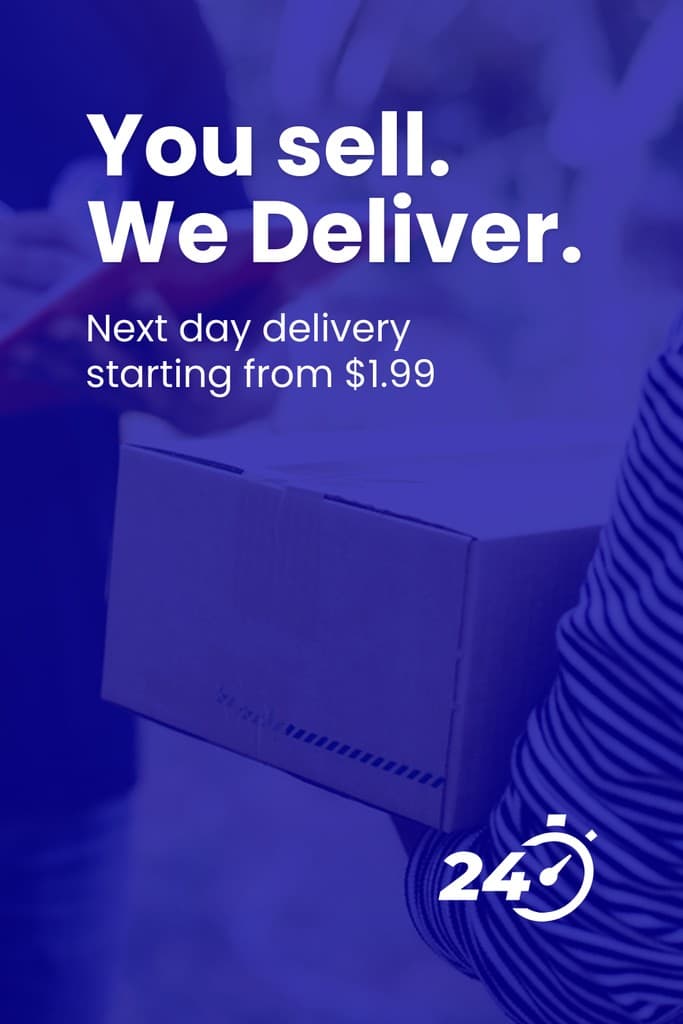 Next Day Delivery Service Pinterest Pin Tall