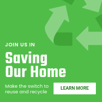 Save our Home and Recycle Earth Day Small Square