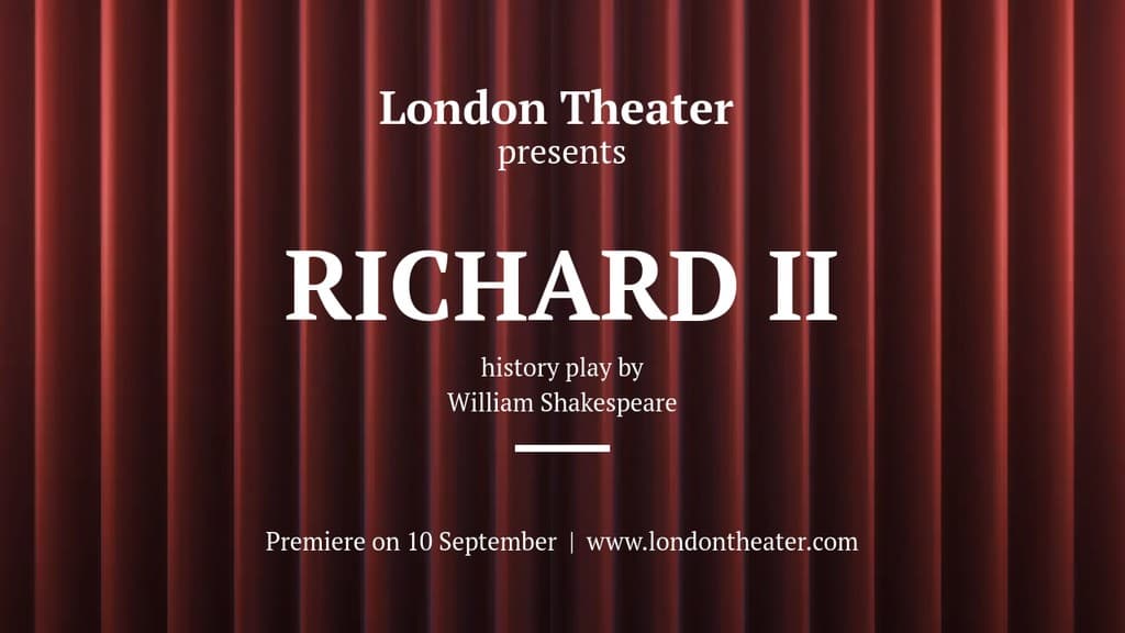 Theater Shakespeare Play Video HD Video