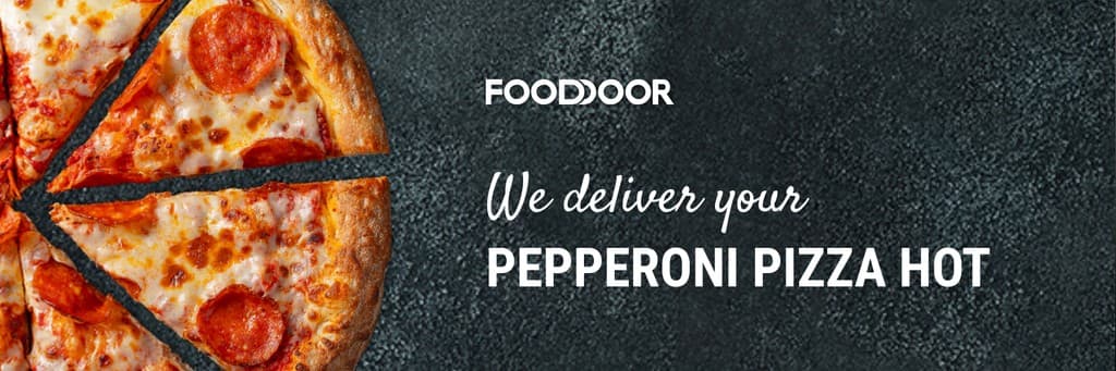 Pepperoni Pizza Delivery FoodDoor X Header
