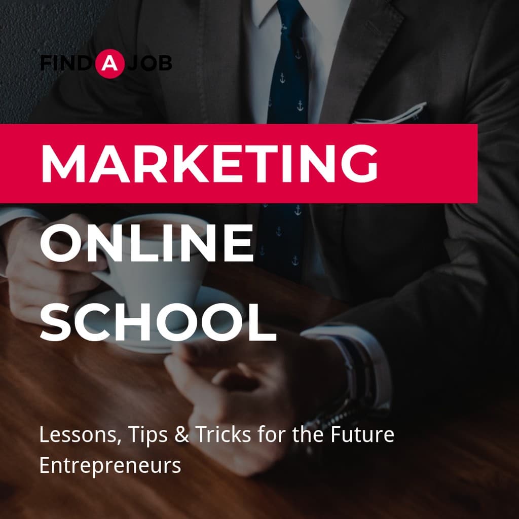 Find a Job Marketing Online School Instagram Post