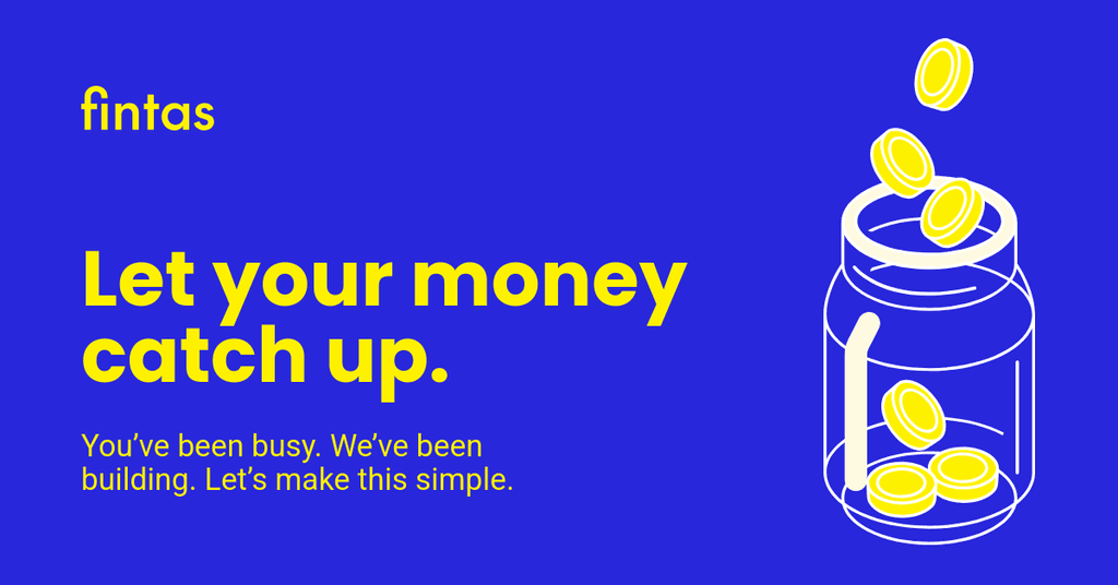 Let Your Money Catch Up Fintas Finance Animated Facebook Sponsored Message