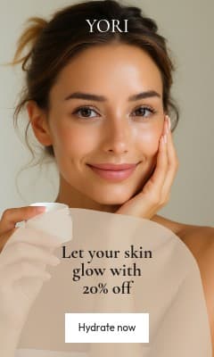 Let Your Skin Glow Yori Beauty Products Animated Vertical Rectangle