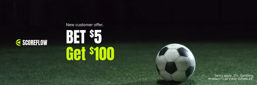 Bet Five Get Hundred Soccer Scoreflow Betting Video X Header