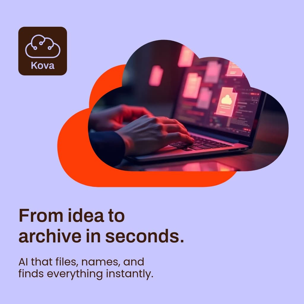 Idea to Archive Kova Software Animated Instagram Post