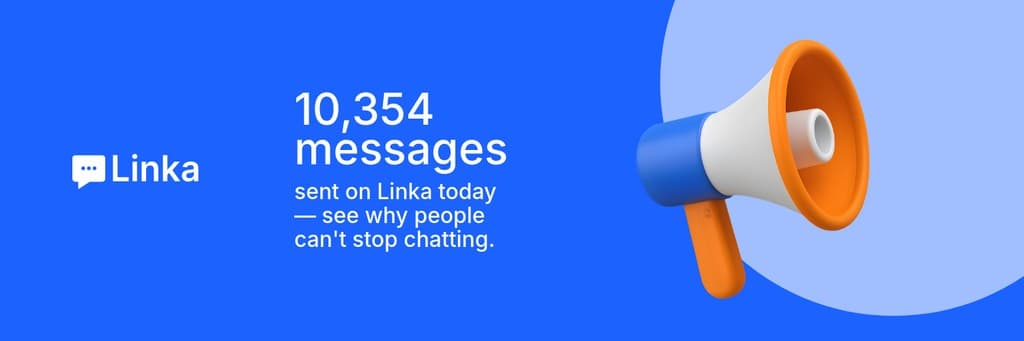 Announce Messages Sent with Linka Animated X Header