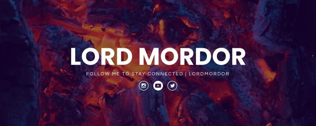 Lord Mordor Twitch Cover Twitch Profile Banner