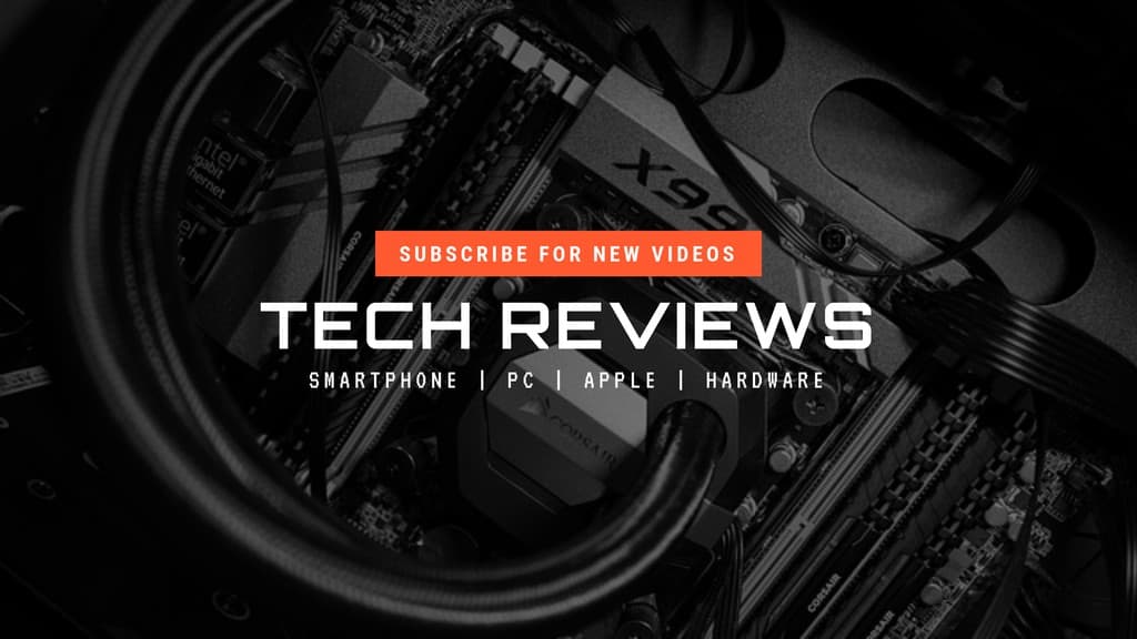 Tech Reviews 2560x1440 YouTube Channel Banner