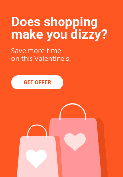 Valentine's Day Dizzy Shopping Triple Widescreen