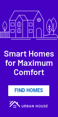 Line Art Smart Homes Vertical Banner
