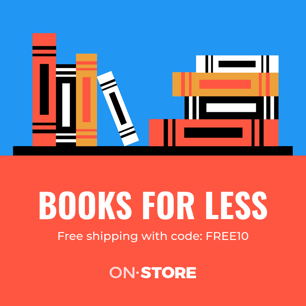 Books for Less and Free Shipping Facebook Square Post