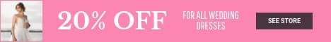 Discount on All Wedding Dresses Main Banner
