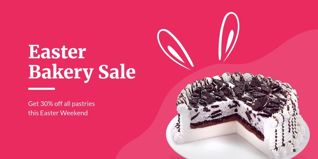 Easter Bunny Bakery Sale X Image Post