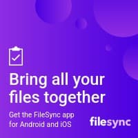 Purple File Synchronization App