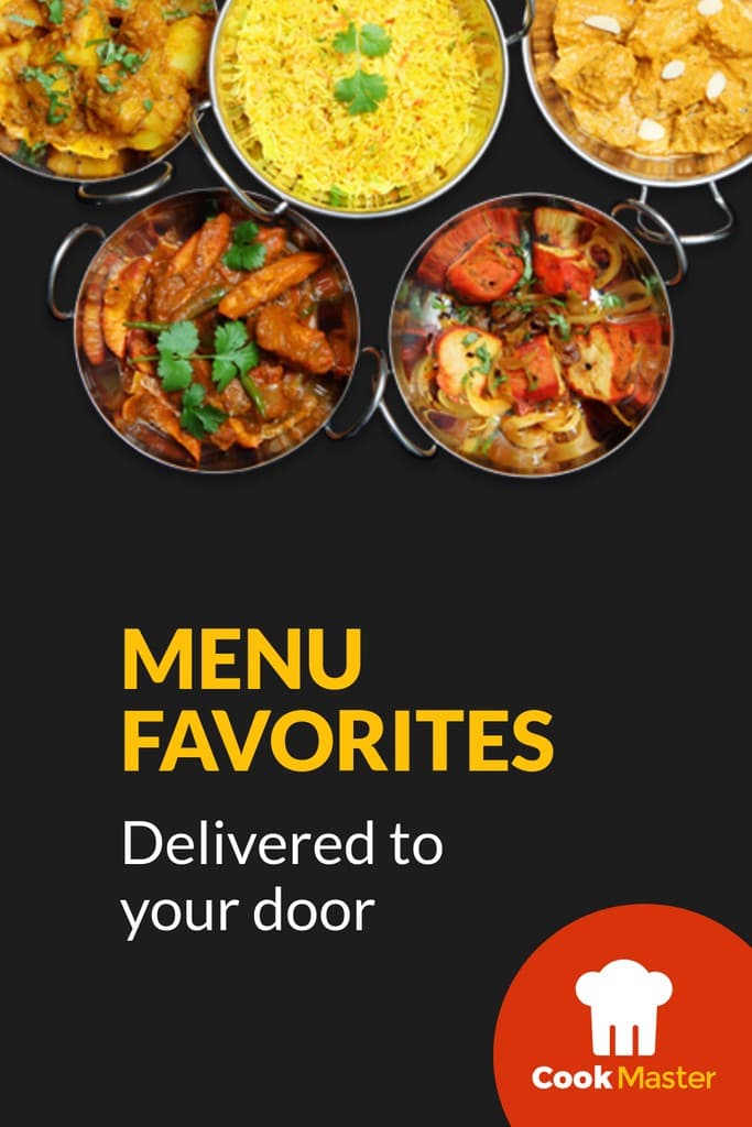 Cook Master Menu Delivery Pinterest Pin Tall