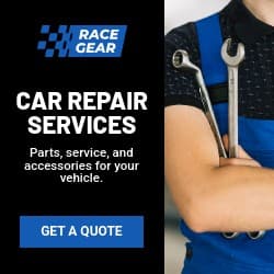 Car Repair Service Race Gear Square