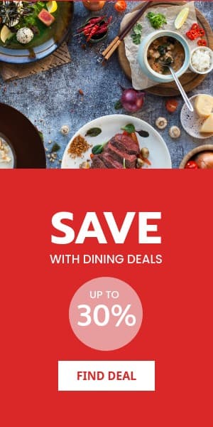 Save Money with Dining Deals Half Page