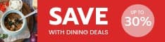 Save Money with Dining Deals Half Banner
