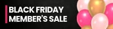 Black Friday Members Sale Half Banner
