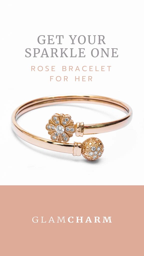 Sparkle One Rose Bracelet Story