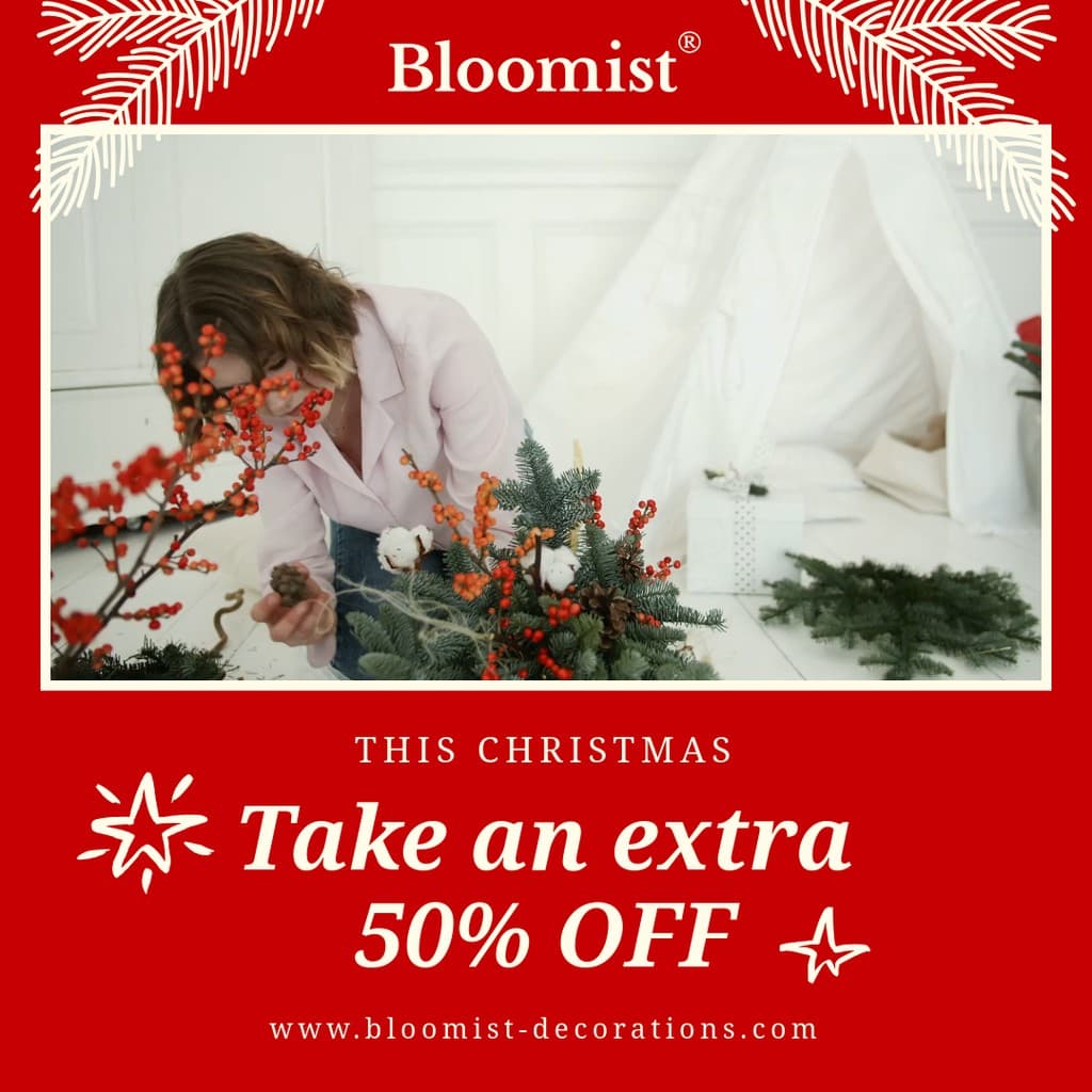 Extra Discount on Christmas Decorations Video Instagram Video Post